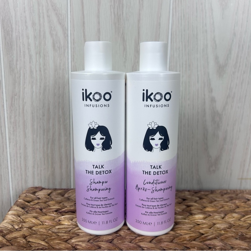 NEW Ikoo Infusions Talk the Detox Shampoo & Conditioner Set, 11.8 oz